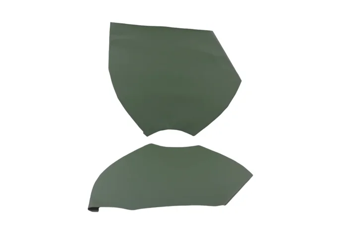 Classic Fiat 500 N D Rear Door Cards Inner Arch Covers Vinyl Green High Quality