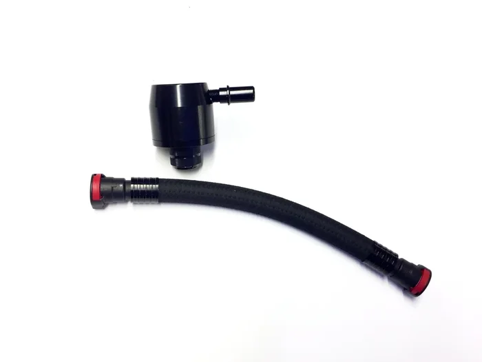 Clean Side Catch Can / Oil Air Separator (Black) Mustang 5.0L GT 2015-17 | #5043-106-1 | UPR