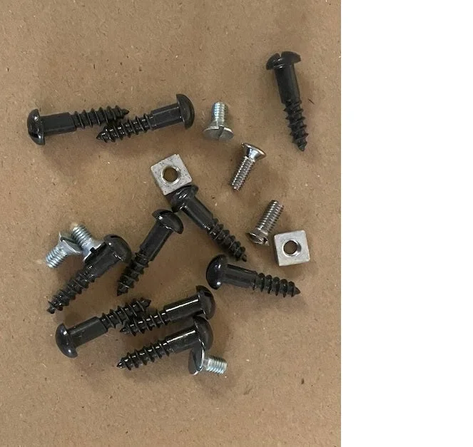 Closed Car Windscreen Mounting Screw set A45485B, Ford Model A 1930 to 1931