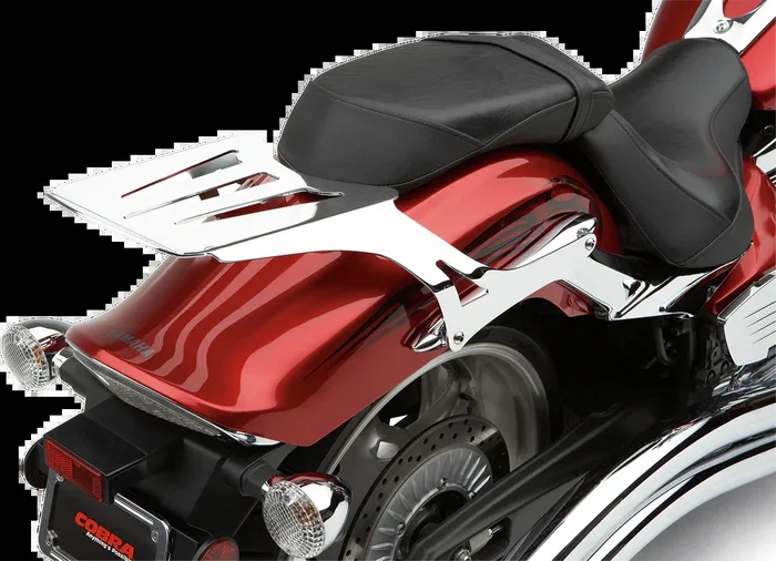 Cobra 82-97553 02-4270 SOLO LUGGAGE RACK CHROME FORMED YAM STRYKER 11-18