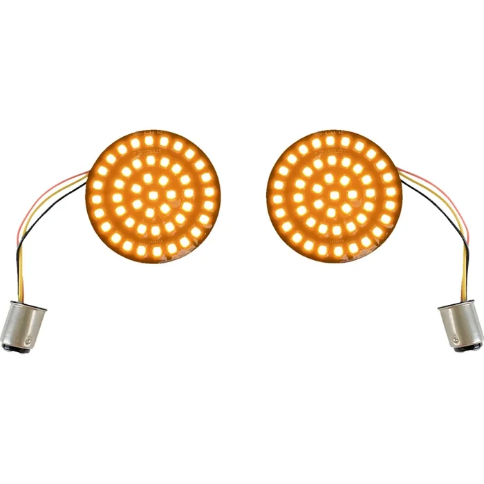 CUSTOM DYNAMICS 2020-2157 GEN-4-A-1157 Genesis® 4 Solid Amber Front Turn Signal Insert – LED – Amber – 1157