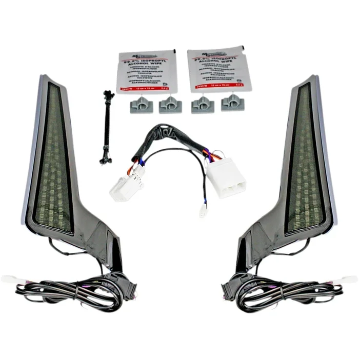 Custom Dynamics Fascia LED Light Panels – Chrome/Smoke [MPN: CD-FASCIA-HD-CS]