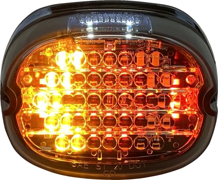 Custom Dynamics Low Profile LED Taillight With Turn Signals For Harley