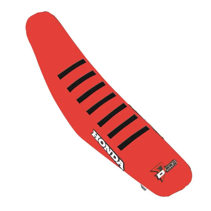 D-cor 862-3010505 30-10-505 SEAT COVER RED W/BLACK RIBS HON