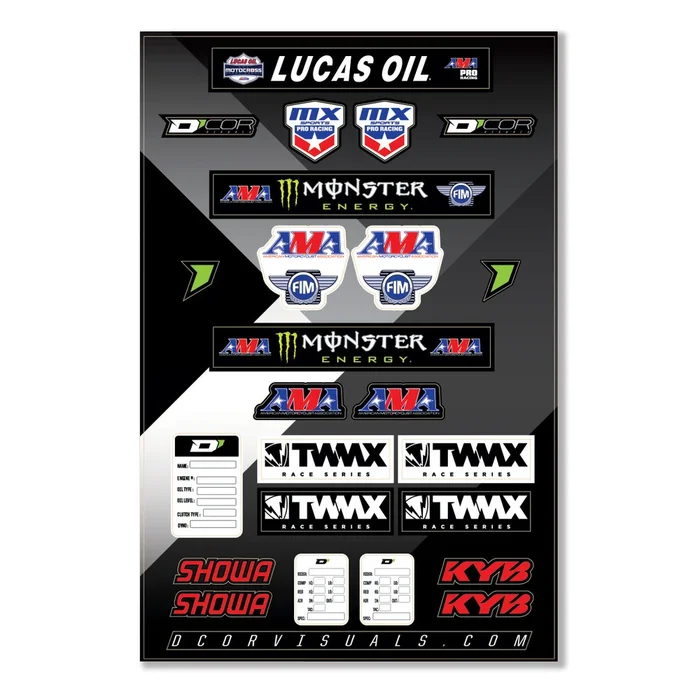 D-COR DECAL 12 MIL SERIES LOGOS