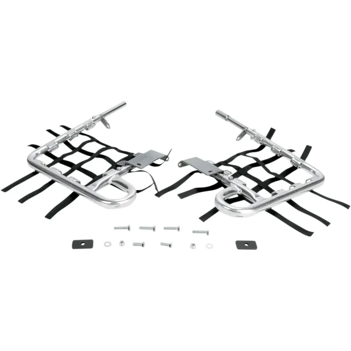 DG PERFORMANCE D60-8370 60-8370 Alloy Nerf Bars Nerf Bars – KFX 700 – Natural/Black