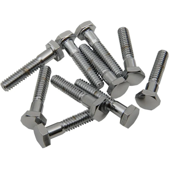 Drag Specialties 1/4 “-20×1 ” Chrome Hex Head DS-190604