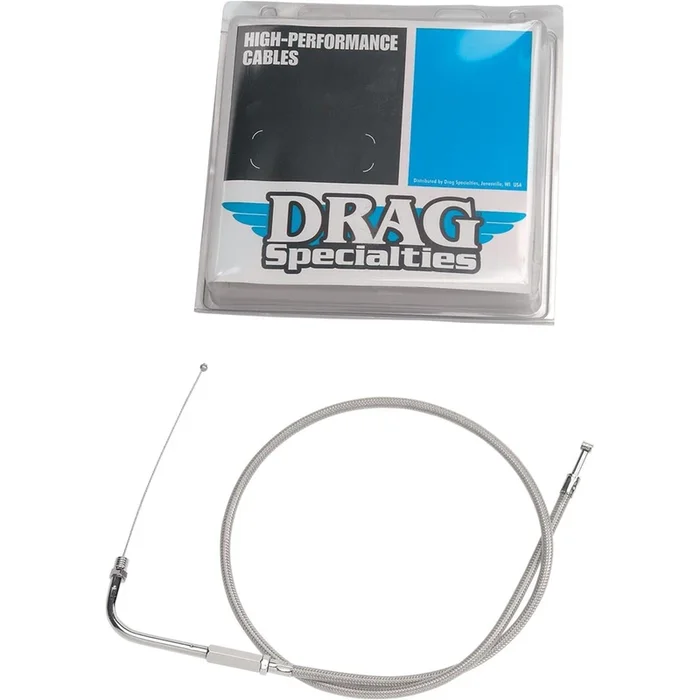 Drag Specialties 38 ” Braided Idle Cable with Cruise [MPN: 0651-0167]