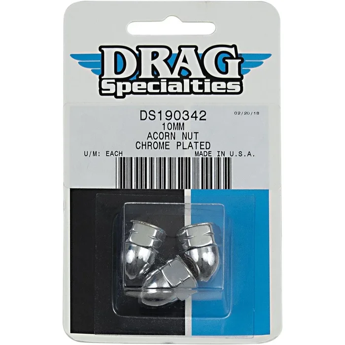 Drag Specialties Acorn 10 mm (3) [MPN: DS-190342]