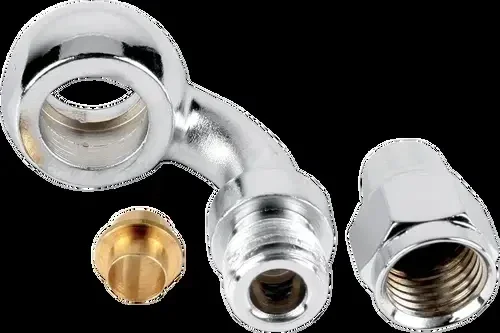 DRAG SPECIALTIES Banjo Fitting – Fits 3/8″/10mm – 35 Degree 350