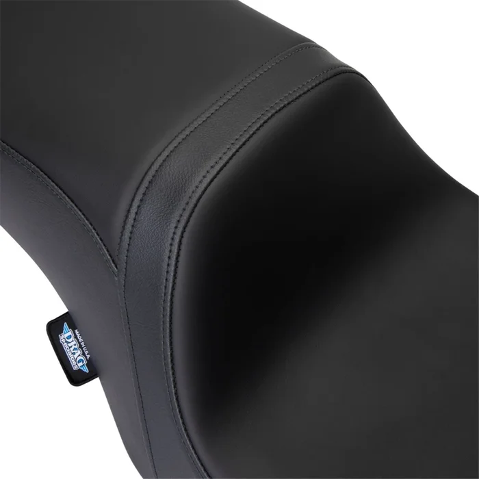 Drag Specialties Predator 2Up Seat – Solar Leather – Black – Smooth – FLH ’08-’23 0801-1495