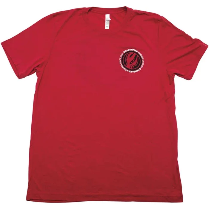 DragonFire Racing Circle Logo Tee – Small – Red 523111