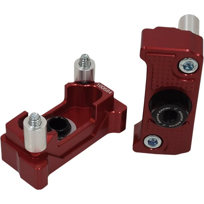 Driven Captive Axle Block Sliders for Yamaha – Red DRCAX-204RD