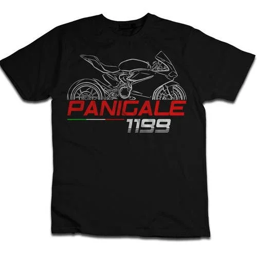 Ducati Panigale 1199 2012-2014 T-Shirt, Motorcycle Tee Shirt for Riders, S-5XL