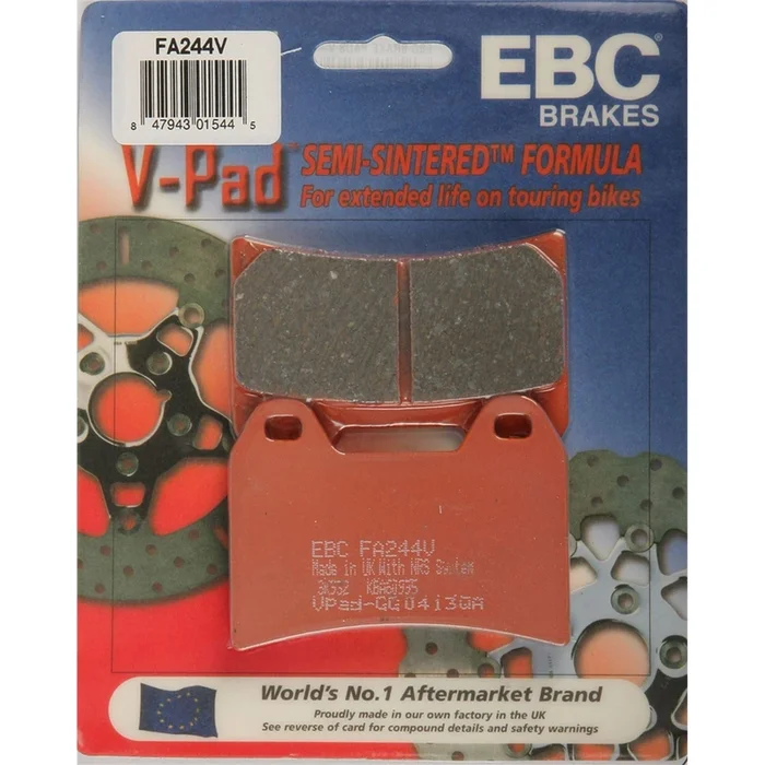 EBC Brakes Brake Pads V-Series [MPN: FA244V]
