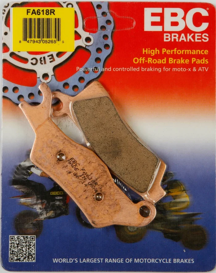 EBC FA618R R Series Sintered Front Left Brake Pads Can-Am