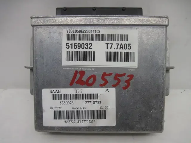 ECU ECM COMPUTER SAAB 9-5 2003 V6 – 599375