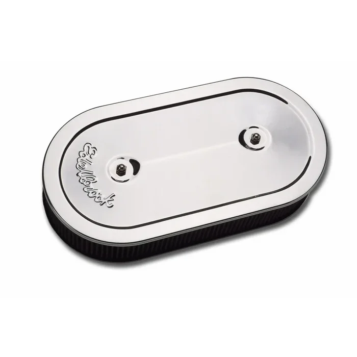 Edelbrock Pro-Flo Chrome Air Cleaner – Oval For Dual-Quads