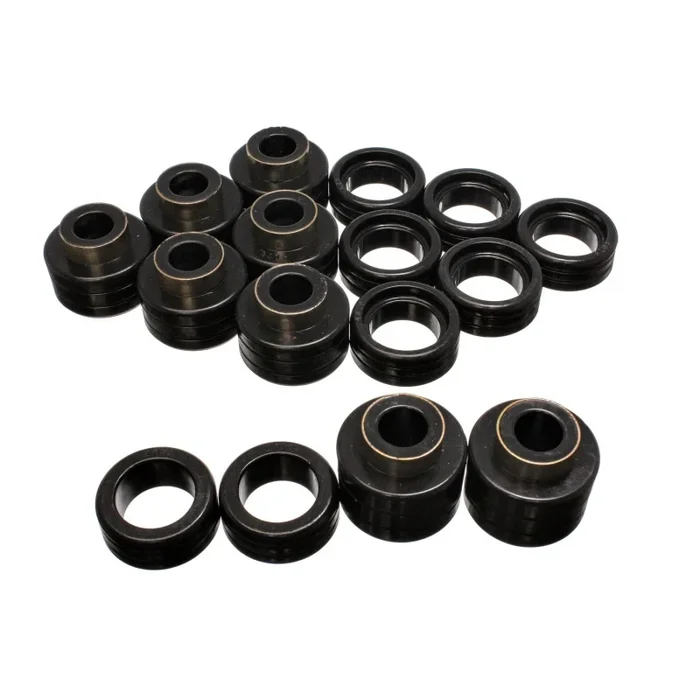 Energy Suspension Hyper-Flex Body Mount Bushing – Black / Cadmium – GM Fullsize Truck 1988-2001