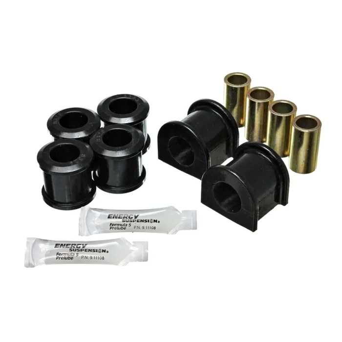 Energy Suspension Hyper-Flex Bushing Kit – Front – 1 ” bar – Polyurethane – Black