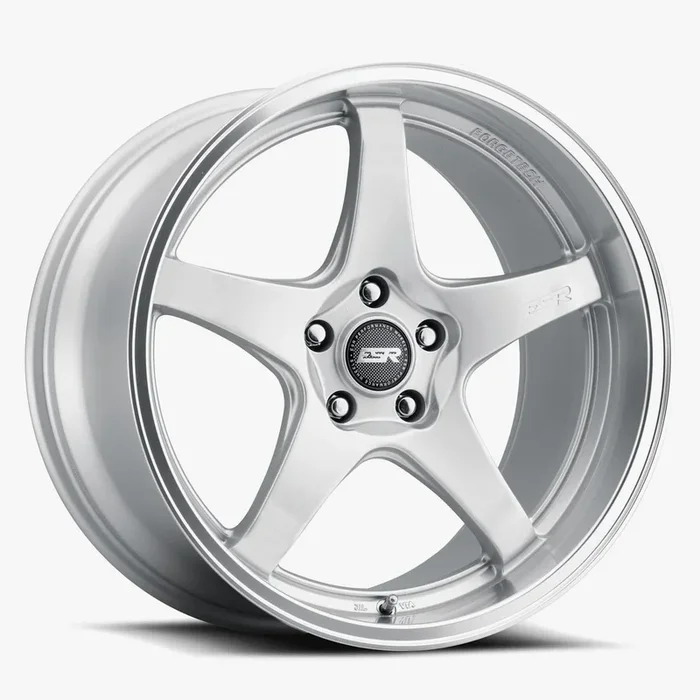 ESR Wheels APX5 18×9.5 5×120 ET35 Hyper Silver w/ Machined Lip 89552035 APX5HS-ML