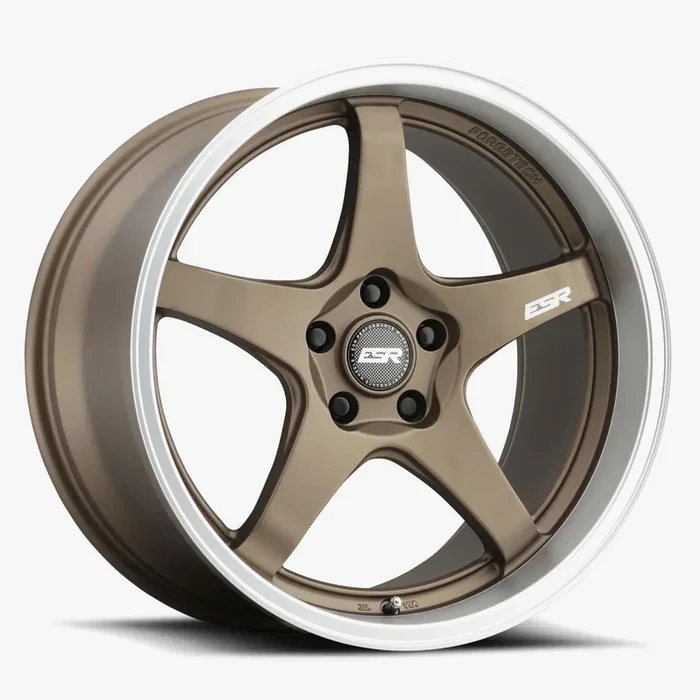 ESR Wheels APX5 19×11 5×120 ET22 Matte Bronze w/ Machined Lip 91151422 APX5MBRNZ-ML 5X120