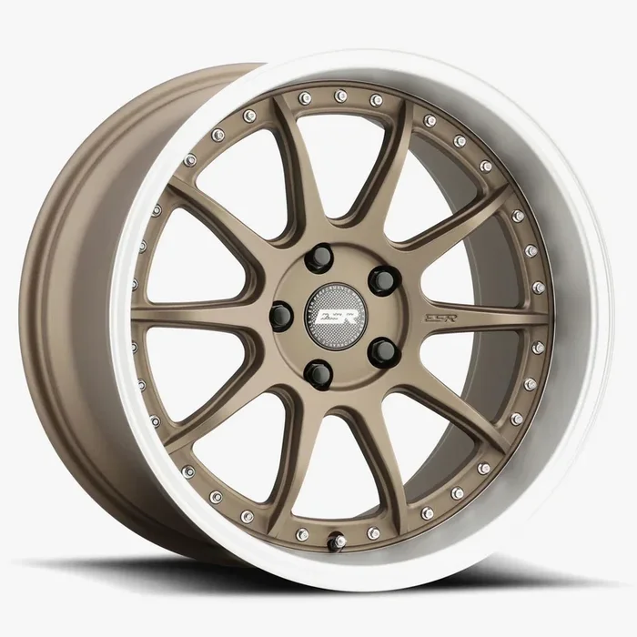 ESR Wheels CS12 18×10.5 5×120.6 ET22 Matte Bronze w/ Machined Lip 80551422 CS12MBRNZ-ML 5X120.6