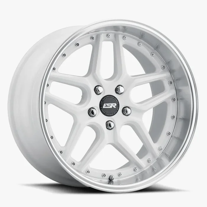 ESR Wheels CS15 18×8.5 5×120 ET30 Gloss White w/ Machined Lip 88551430 CS15WHT-ML 5X120