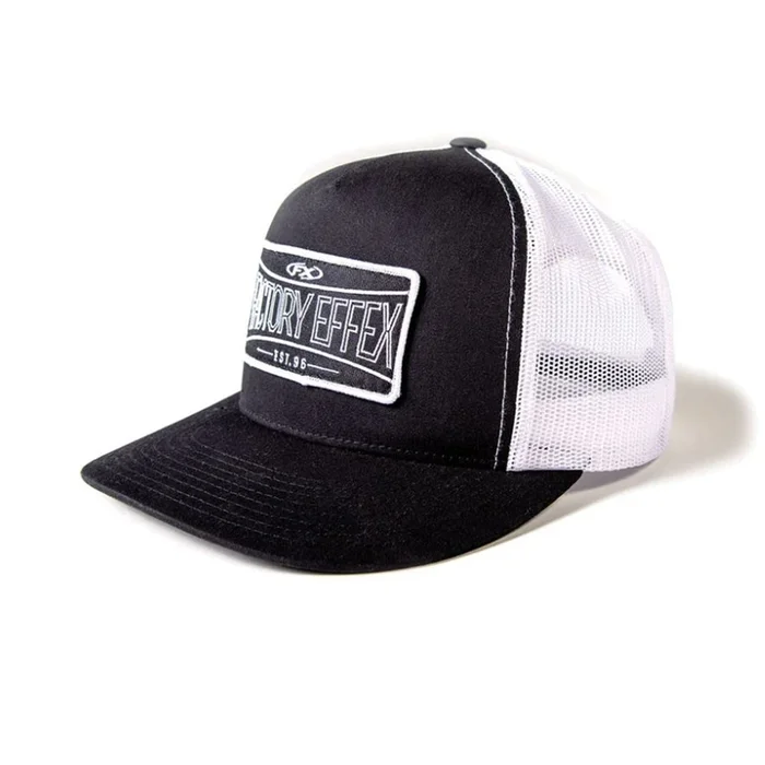 Factory Effex FX ESTABLISHED Hat – Black/White 25-86710