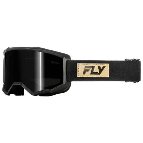 Fly Racing Focus Sand Goggles – Black/Tan w/ Dark Smoke Lens
