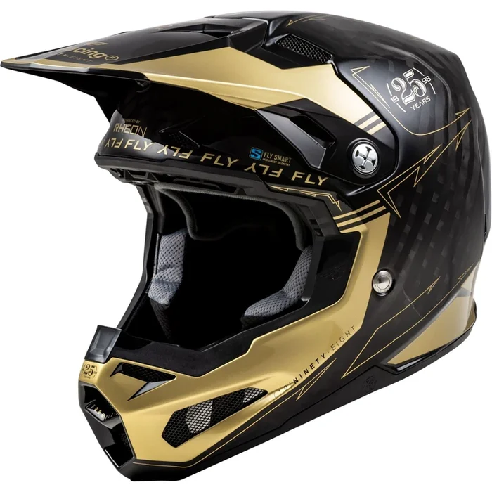 Fly Racing MX-24 Formula S Carbon Legacy Helmet – 2024 Collection – Black/Gold
