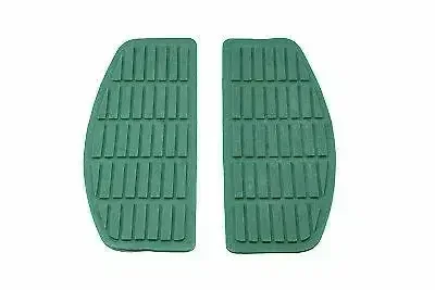 Footboard Teal Mat Set for Harley Davidson by V-Twin