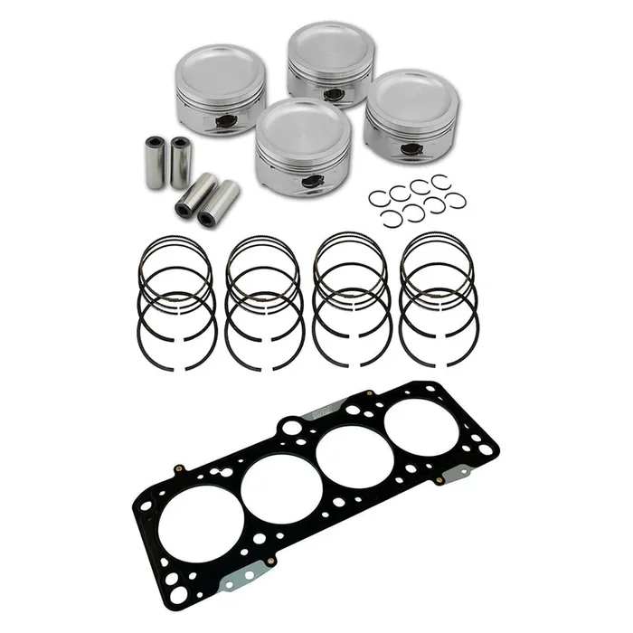 Forged piston and rings set 83mm VW 1.8L 8V + VW 8v/16v decompression Head Gasket Spacer – 1.5mm