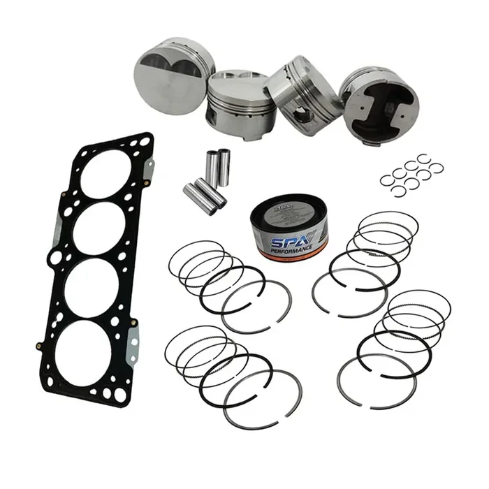 Forged piston and rings set 83mm VW 9A 2.0L 16V + Decompression Head Gasket Spacer – 1.5mm