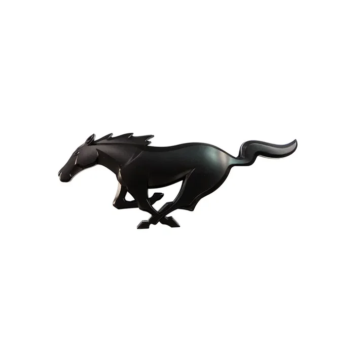 Front Pony Emblem (Matte Black) for Mustang 2015-23 | #EM0005RHFM | Ford