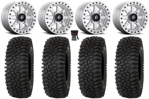 Fuel Maverick Bdlk 15″ Wheels Mh 33″ Roctane STX Tires Can-Am Maverick X3 / Honda Pioneer 1000 / Talon