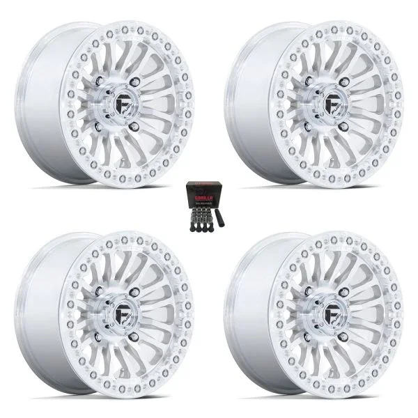 Fuel Rincon Beadlock 15″ Wheels Machined Kawasaki Mule Pro FXT KRX / Yamaha Wolverine RMAX / YXZ 2019+