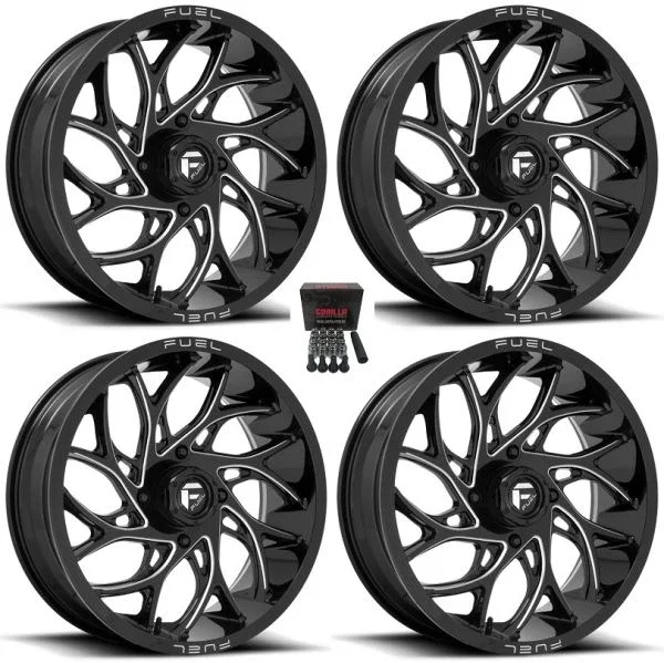 Fuel Runner UTV Wheels Black 24″ Kawasaki Teryx Mule