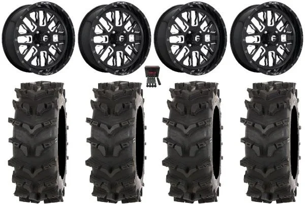 Fuel Stroke 20″ Wheels Black 36″ Out&Back Max’d Tires Polaris RZR XP 1000 / PRO XP / Ranger XP 900/1000
