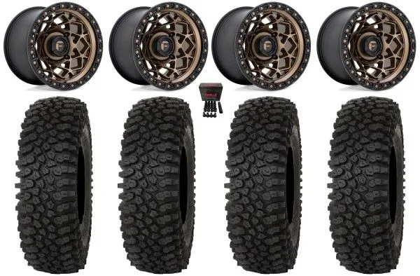 Fuel Unit 15″ Wheels Bronze 33″ Roctane ST Tires Polaris Sportsman / RZR / Ranger