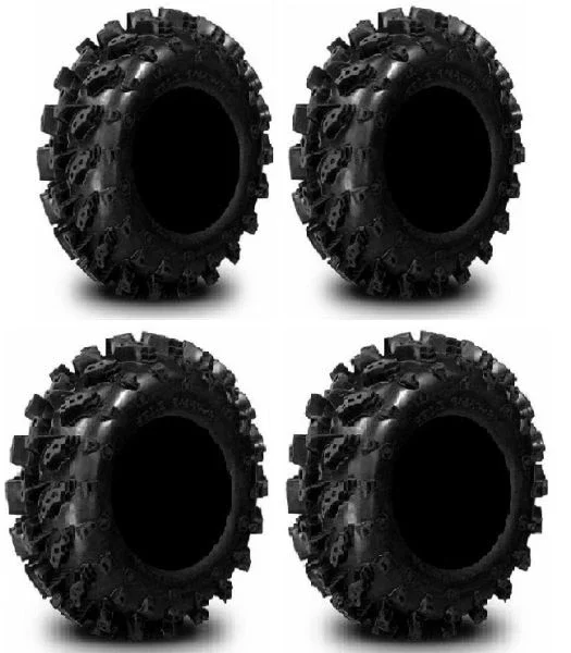Full set of Interco Swamp Lite 28×10-12 ATV Tires (4)