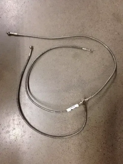 GALFER STAINLESS STEEL BRAIDED 60.5″ FRONT BRAKE LINES HOSES KFX YFZ TRX LTR EX