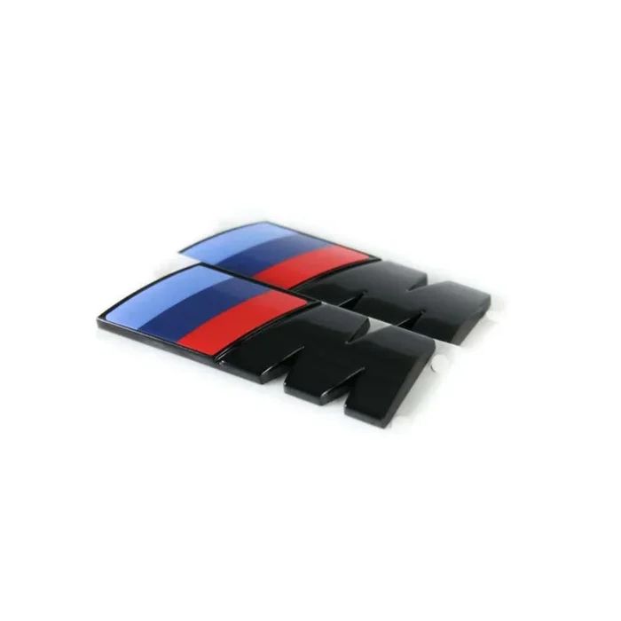 Genuine BMW G Series Side Fender M Badges In Gloss Black (55mm x 20mm) Set of 2