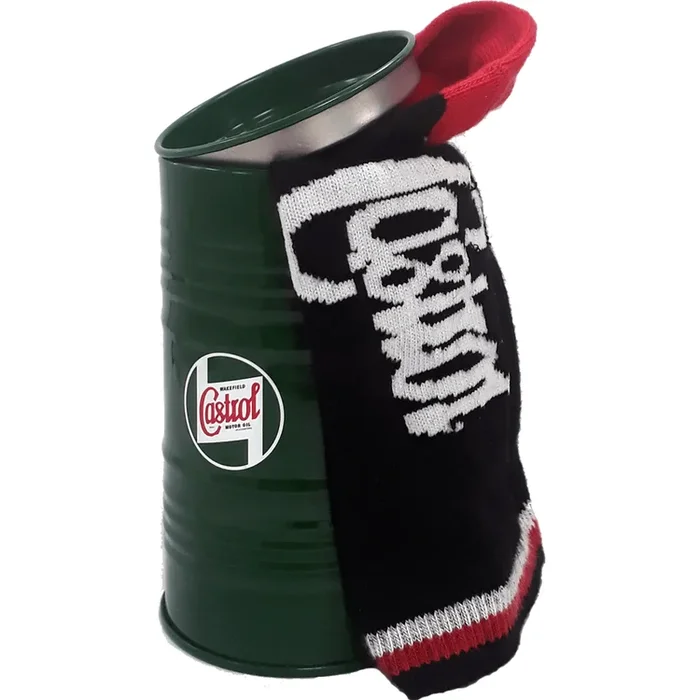 Genuine Castrol Oil Mini Oil Barrel With Socks Vintage Castrol Gift