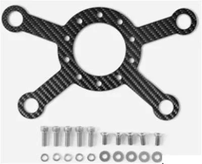 Grant Steering Wheel Mount Switch Panel – 4 Hole – Carbon Fiber