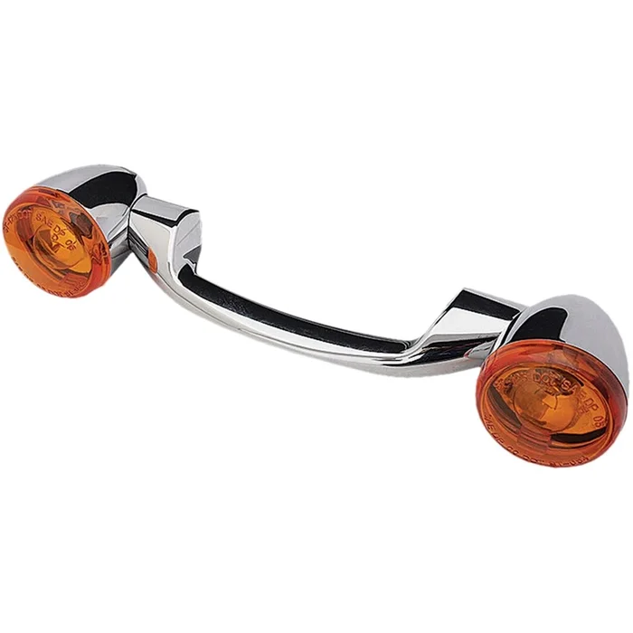 Harddrive Light Bar Chrome with Amber Lenses [MPN: 161800]