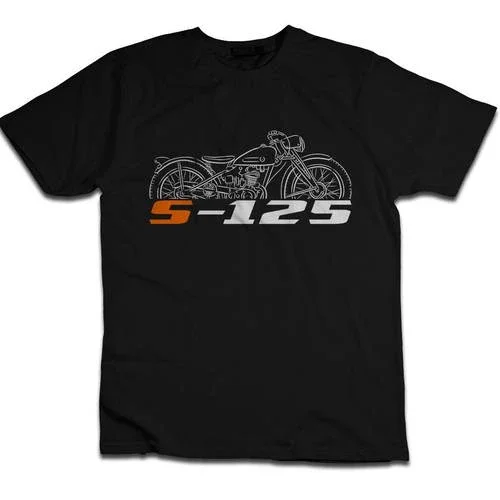 Harley Davidson S-125 1948-1950 T-Shirt, Motorcycle Tee for Bikers