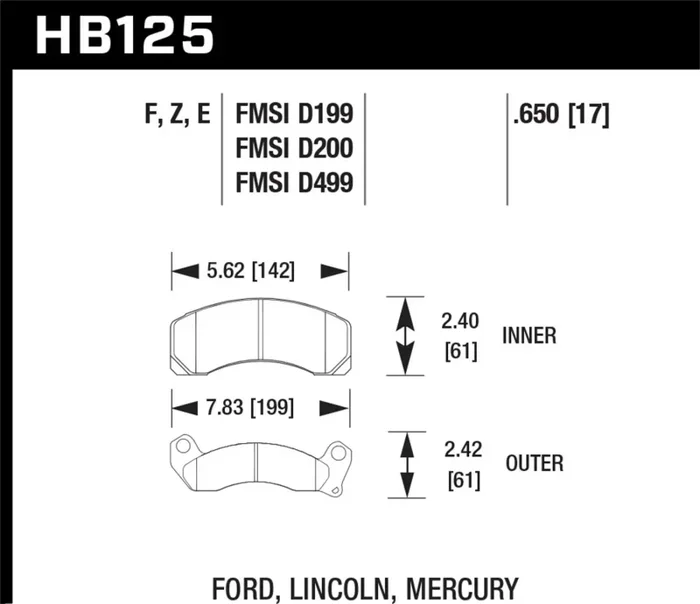 Hawk Disc Brake Pads – Blue 9012 w/ 0.650 Thickness
