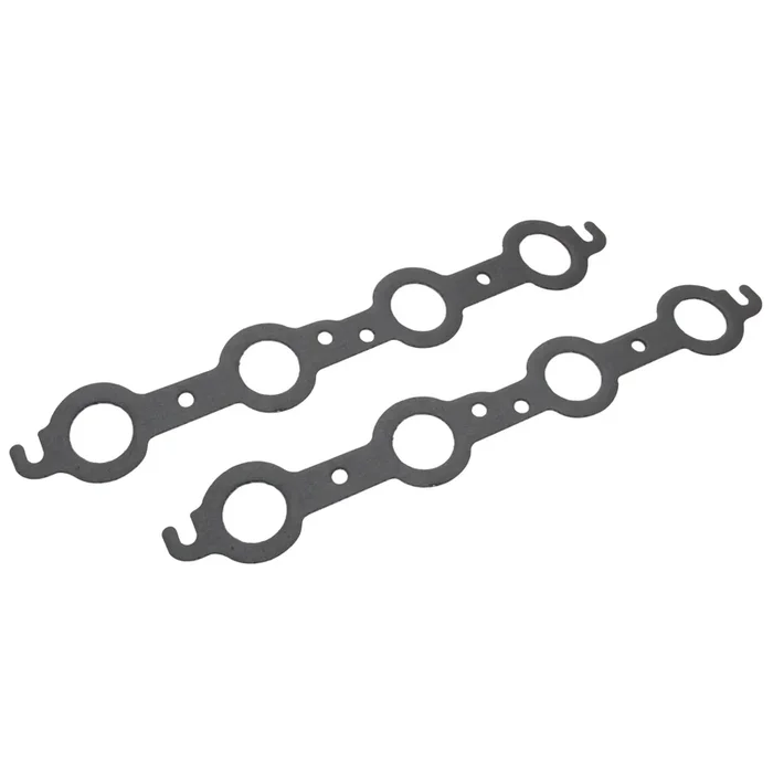 Hedman Hedders Exhaust Header / Manifold Gasket – 1.530 in Round Port – Steel Core Laminate – GM LS-Series – Pair