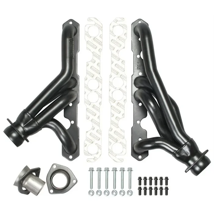 Hedman Hedders Street Headers – 1.5 in Primary – 2.5 in Collector – Black Paint – Small Block Chevy – GM Fullsize Truck 1967-91 – Pair